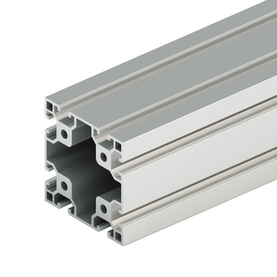 Profili di estrusione in alluminio T3-T8 Temper V Slot 4080 personalizzabili per le esigenze del cliente