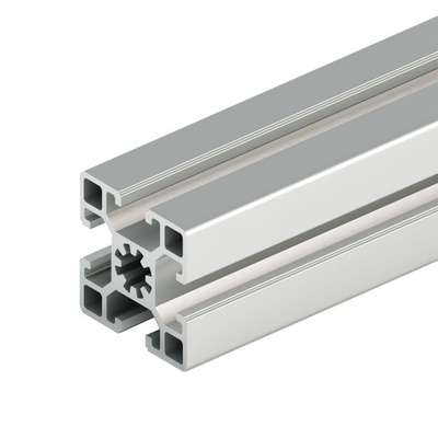 Profili in alluminio T 4040 4020 4080 Anodizzazione d'argento per applicazioni di precisione