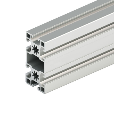 Temperature T3-T8 profili di estrusione in alluminio personalizzati 40*80 con finitura anodizzata in argento