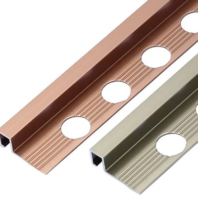 Profili di rifinitura per pavimenti in alluminio Profili di transizione per pavimenti in alluminio per elevata tolleranza ± 1%