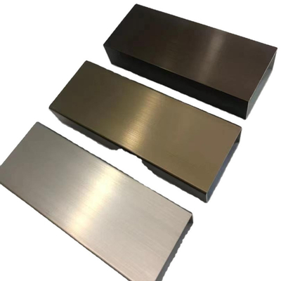 6063 Legatura di alluminio Shengxin Champagne Bronzo Profili di porte e finestre anodizzati per il mercato