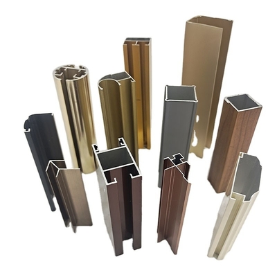 6063 Legatura di alluminio Shengxin Champagne Bronzo Profili di porte e finestre anodizzati per il mercato
