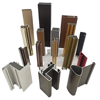 6063 Legatura di alluminio Shengxin Champagne Bronzo Profili di porte e finestre anodizzati per il mercato
