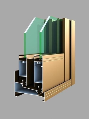 Profili di alluminio per finestre e porte spessore 0,8 mm-2,0 mm