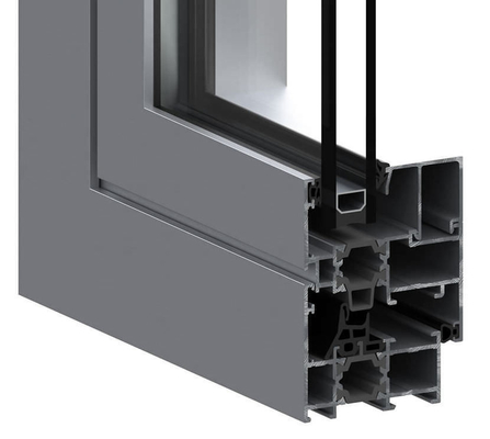 Profili di alluminio per finestre e porte spessore 0,8 mm-2,0 mm