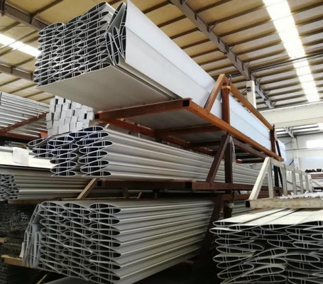5.8-6.0M lunghezza quadrata impermeabile pergola in alluminio con profilo regolabile