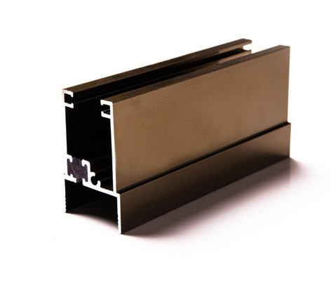 ISO certificato 6063 6061 Anodizzato Righe in lega di alluminio di alluminio di canale estruso di alluminio di pista T