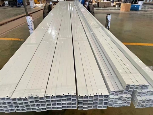 Tubi di profilo di alluminio estruso per scaffalature Finitura di grande quantità 6063/6061 Lega T5