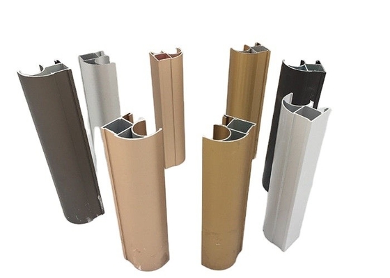 Profilo di alluminio a colori personalizzati per porte e finestre per armadietti di mobili nello standard GB