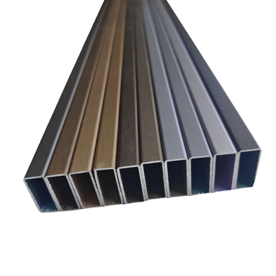 Rivestimento in polvere 6061 6063 T3 T5 T6 Profilo di alluminio per estrusione industriale su misura