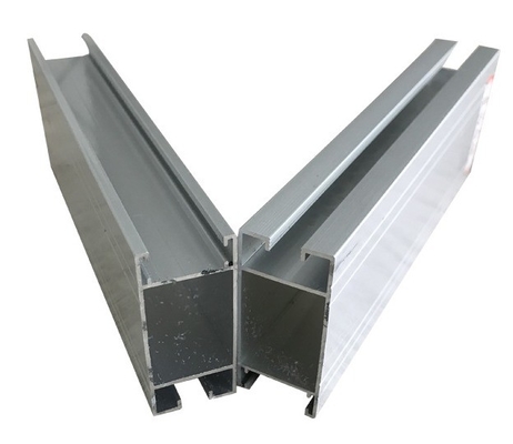 ISO certificato 6063 6061 Anodizzato Righe in lega di alluminio di alluminio di canale estruso di alluminio di pista T