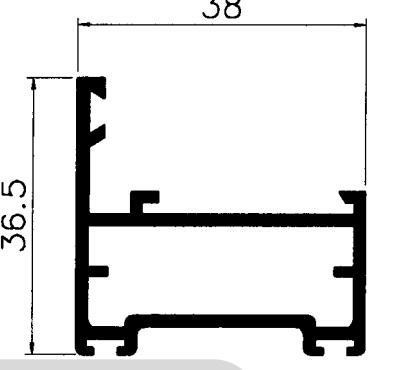 Colombia Serie 7038 5020 3831 744 8025 Shengxin 6063 T5 Profili di estrusione in alluminio per porte