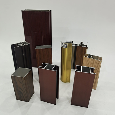 Profili di alluminio per porte e finestre serie di alluminio per estrussione personalizzata