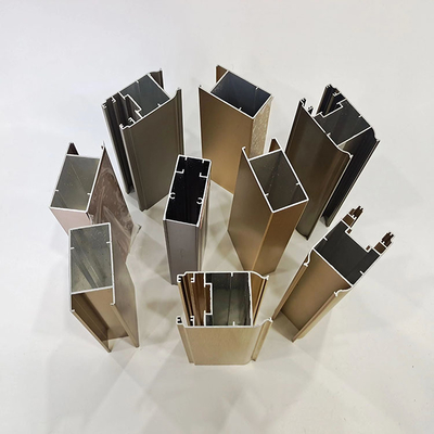 Profili di alluminio per porte e finestre serie di alluminio per estrussione personalizzata