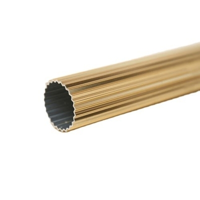 6063/6061 T5 Cornice strutturale in alluminio per tubi quadrati e tondi
