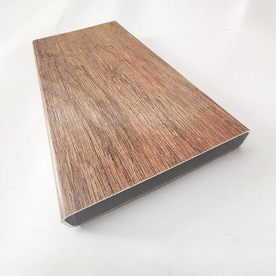 5.8-6.0M Lunghezza Profili di estrusione in alluminio a grano di legno 3D per finestre porte pergola pavimento