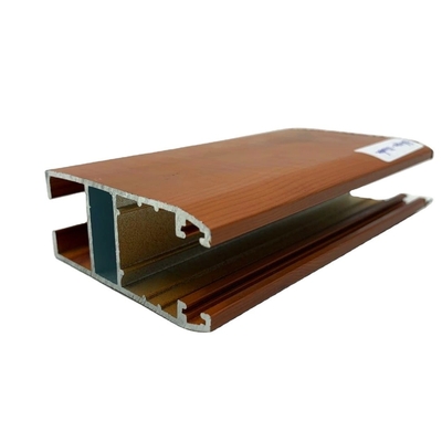 Shengxin Window Frame Extrusion Profile in alluminio con grano di legno lunghezza 5,8-6,0M