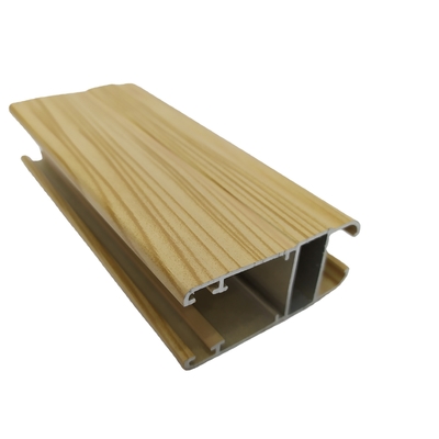Profili di estrusione in alluminio a grano di legno personalizzabili per progetti architettonici