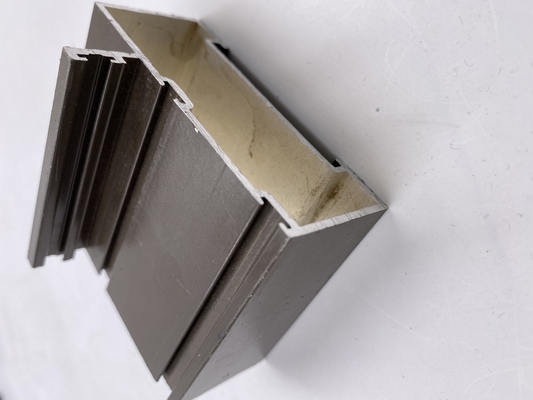 6063 Lega di alluminio 5,8-6,0M Lungota' Profili in alluminio per casement Windows 28/30.5
