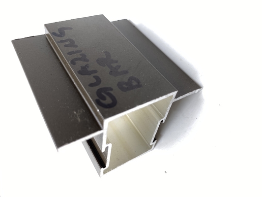 6063 Lega di alluminio 5,8-6,0M Lungota' Profili in alluminio per casement Windows 28/30.5
