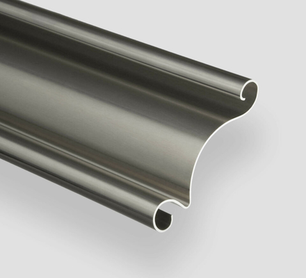 5.8-6.0M Lunghezza di alluminio Keder Rail per telaio di tenda Corrosione-resistente finitura mulino