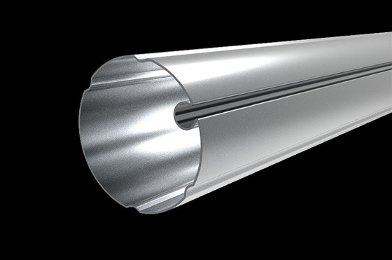 5.8-6.0M Lunghezza di alluminio Keder Rail per telaio di tenda Corrosione-resistente finitura mulino