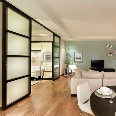 Profilo di alluminio per porta finestra Serie 6000 Grade interno vetro scorrevole telaio murario