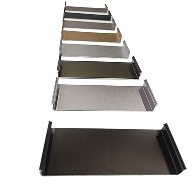 0Spessore di.30 mm Profilo di alluminio anodizzato personalizzato per ringhiera di vetro a forma di U