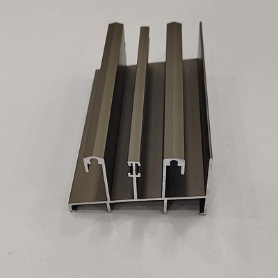 Finitura di fresatura 6063 Profilo di alluminio per vetrina di alluminio a estrazione personalizzata