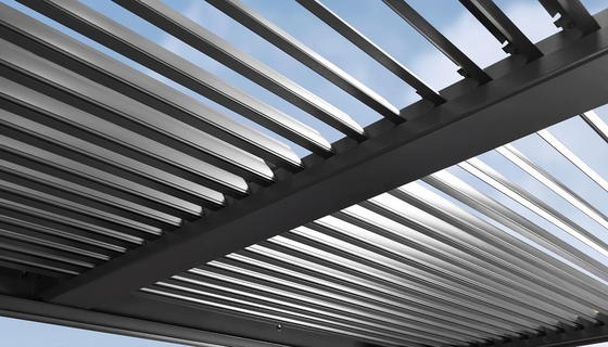 Temperature T3-T8 Pergola di alluminio con tetto regolabile di Shengxin Aluminium