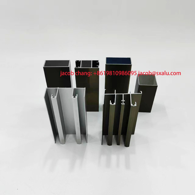 Profili di lega di alluminio 6063 personalizzati per pergola in Bolivia Anodizzante argento