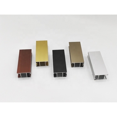Profili in alluminio per vetrine, finestre e porte Spessore del telaio 0,8 mm-2,0 mm Tolleranza ± 3%