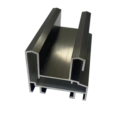 Profili in alluminio nero di Shengxin Powder Coating per porte scorrevoli in vetro della serie 6000