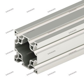 Shengxin 4040 2020 4545 4080 T slot Black Silver Profili di alluminio ad estrusione anodizzata