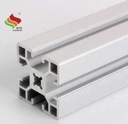 Shengxin 4040 2020 4545 4080 T slot Black Silver Profili di alluminio ad estrusione anodizzata
