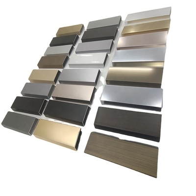 Profilo di alluminio 6063 T5 personalizzato per porte scorrevoli