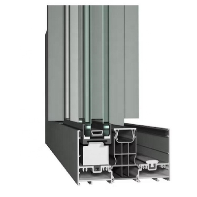 T3-T8 Temper Thermal Break Profilo di alluminio Porta pivotante e cornice di finestre di Shengxin