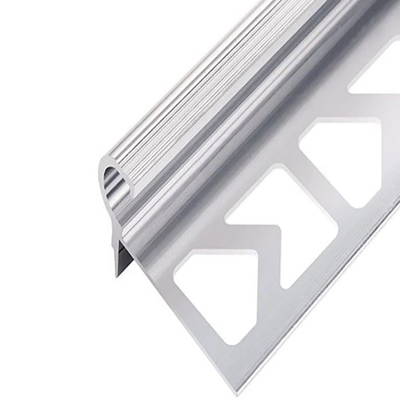 2023 Shengxin Silver Bright Aluminium Profili decorativi per le scale per rivestimenti del pavimento