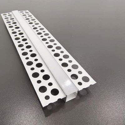 Profili di estrusione in alluminio personalizzato di design moderno per profili a strisce LED a forma di U