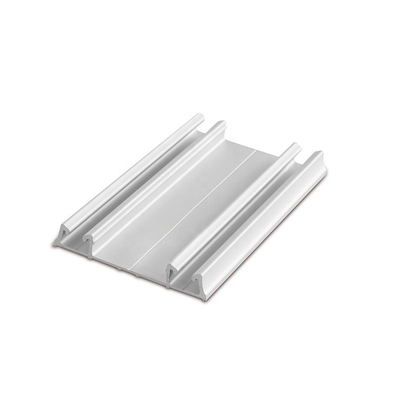 Profilo di alluminio per estrussione personalizzato per rivestimento in polvere anodizzante d'argento per porte e finestre