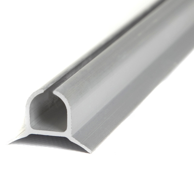 Profilo di alluminio per estrussione personalizzato per rivestimento in polvere anodizzante d'argento per porte e finestre