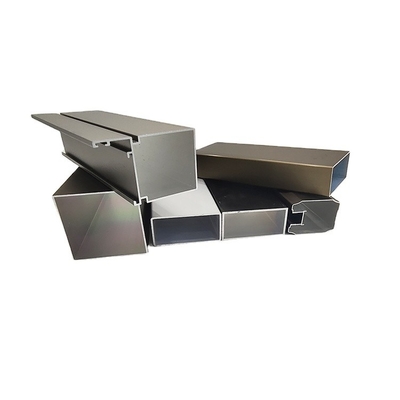Colore personalizzato 6063 Profilo di telaio in alluminio anodizzato per sistemi di finestre e porte
