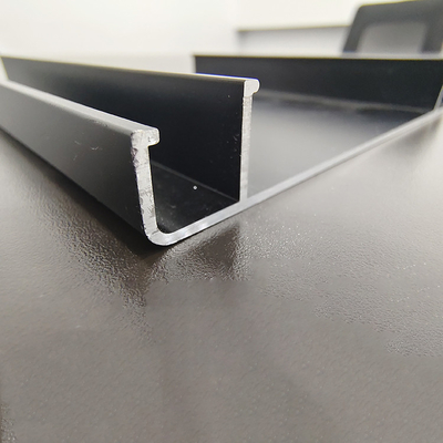 Colore personalizzato 6063 Profilo di telaio in alluminio anodizzato per sistemi di finestre e porte