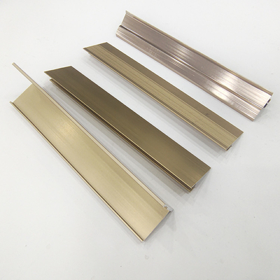 Legatura Oro Nero Metallo Decorativo U Forma Piastrella Trimming angolo Profil per bagno