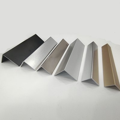 Decorazioni Shengxin Matt Silver Anodizzato Metallo Pavimento Transizione Forma T Piastrelle di alluminio Trim Per Ceramica