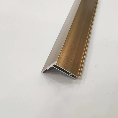 Decorazioni Shengxin Matt Silver Anodizzato Metallo Pavimento Transizione Forma T Piastrelle di alluminio Trim Per Ceramica