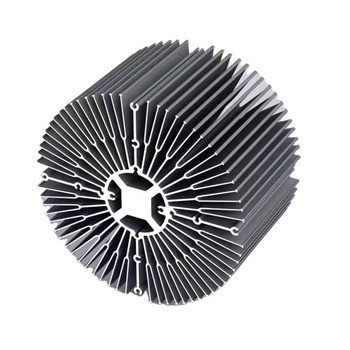 Profili di riscaldamento in alluminio anodizzato nero per finestre e porte Shengxin 6063 T5