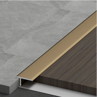 Standard GB5237-2008 Alumini T Profile Tile Trim For Wall Floor T Shape Tile Trims