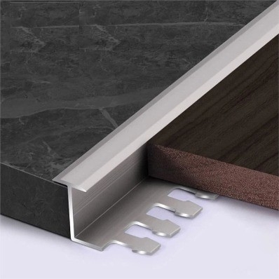 Standard GB5237-2008 Alumini T Profile Tile Trim For Wall Floor T Shape Tile Trims