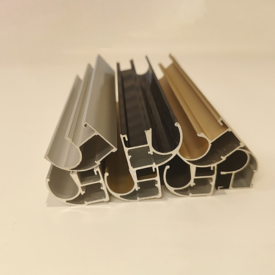 Profili in alluminio T5 T6 6063 personalizzati per armadio in diversi colori